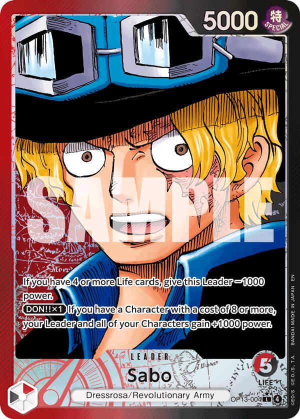 Sabo (Leader) (Carrying On His Will)