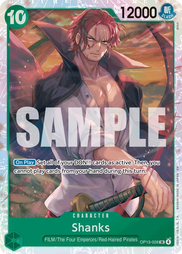 Shanks (Super Rare) (Carrying On His Will)