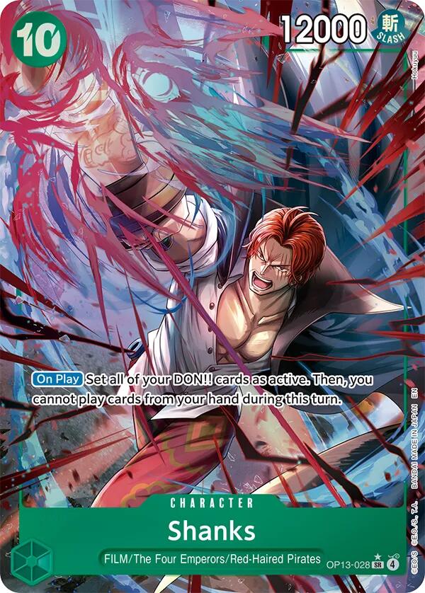 Shanks (Super Rare) (Carrying On His Will)
