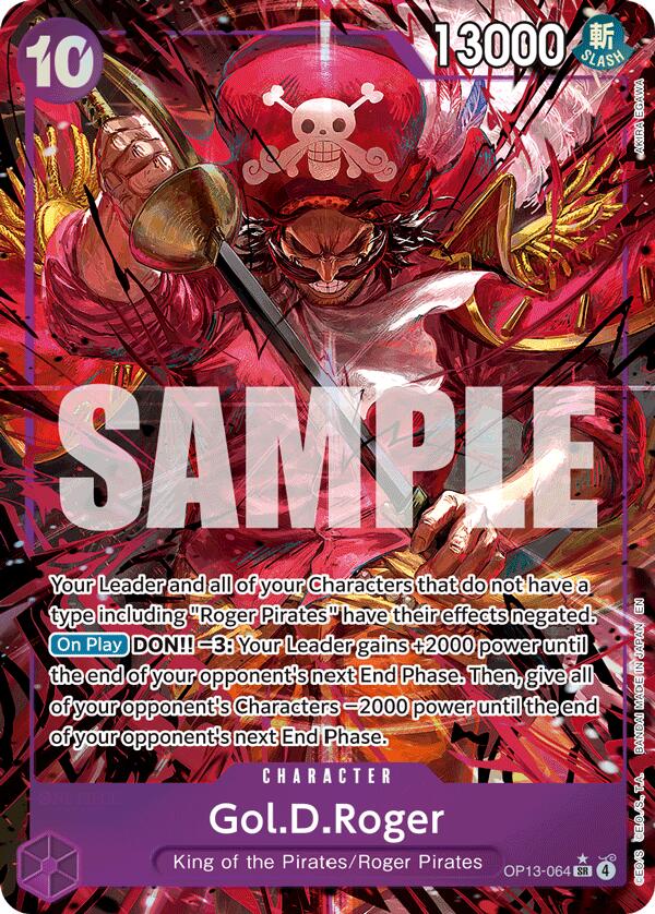 Gol.D.Roger (Super Rare) (Carrying On His Will)
