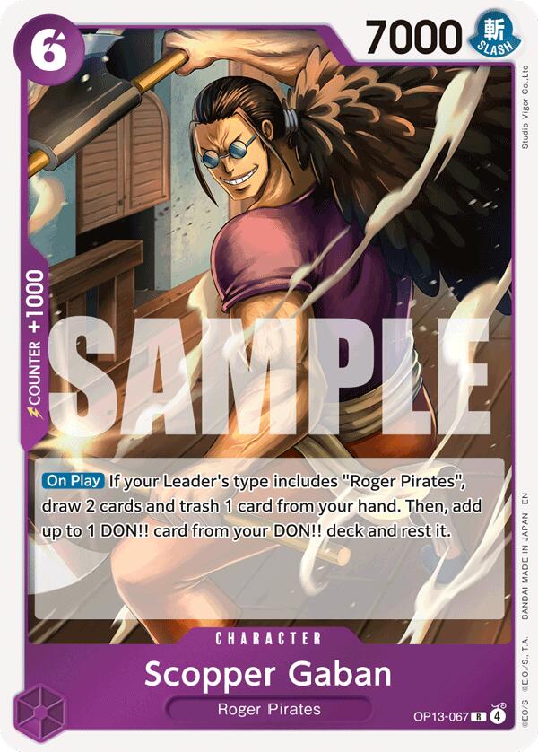 Scopper Gaban (Rare) (Carrying On His Will)