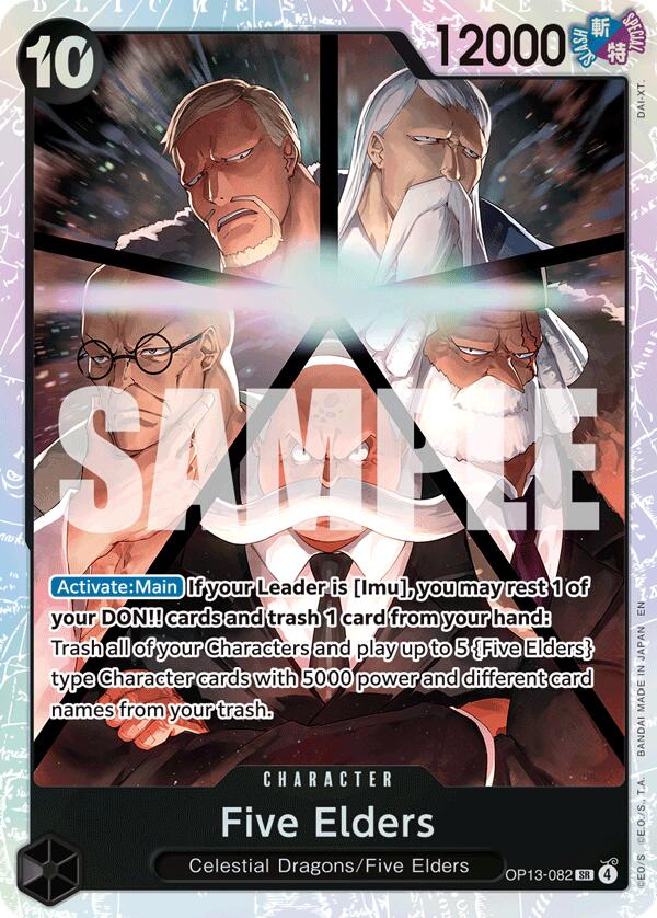 Five Elders (Super Rare) (Carrying On His Will)