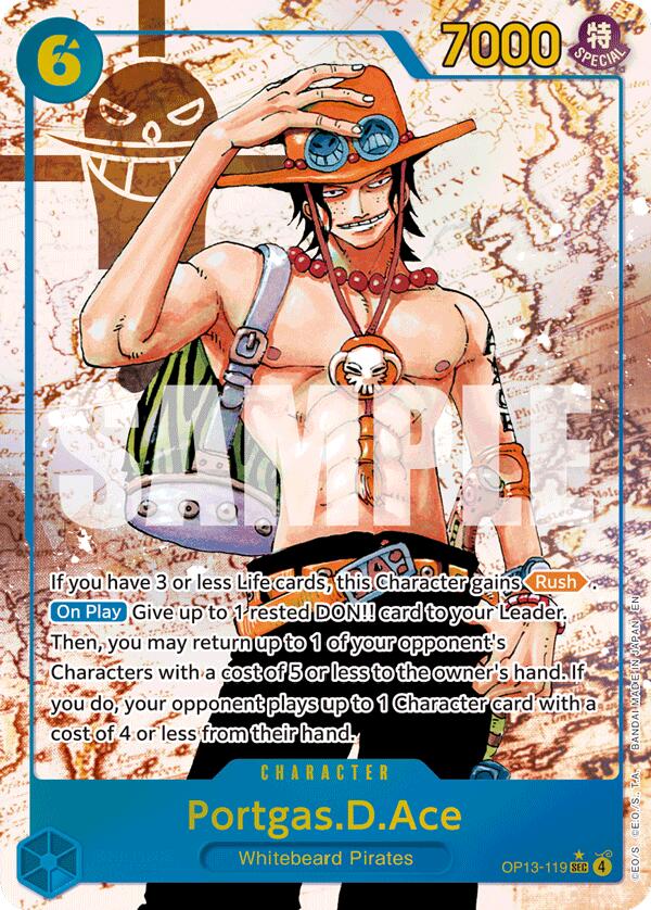 Portgas.D.Ace (Parallel) (Secret Rare) (Carrying On His Will)