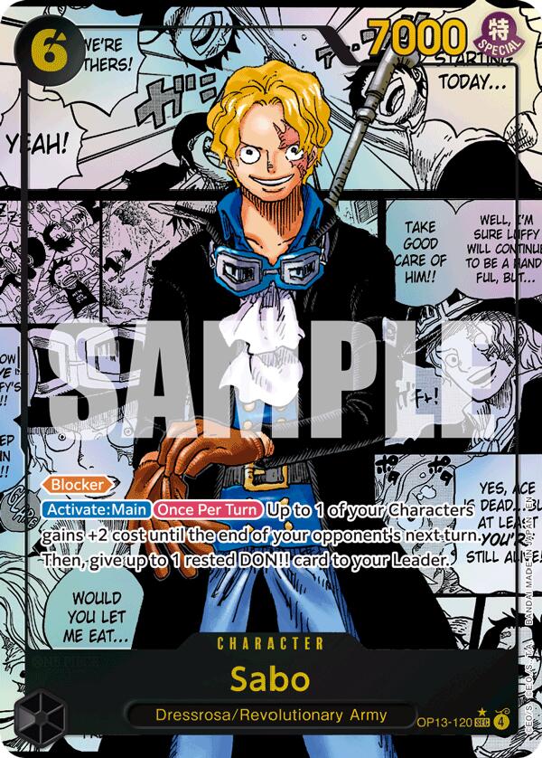 Sabo (Super ) (Secret Rare) (Carrying On His Will)
