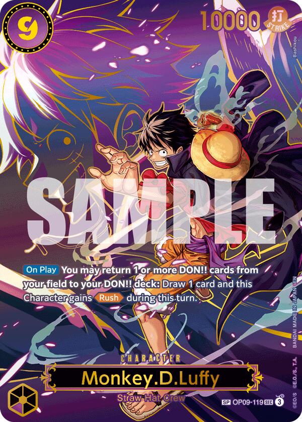Monkey.D.Luffy (Secret Rare) (Carrying On His Will)