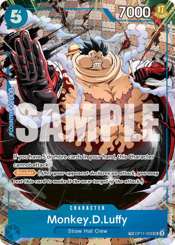 Monkey.D.Luffy (TR) (Treasure Rare) (Carrying On His Will)