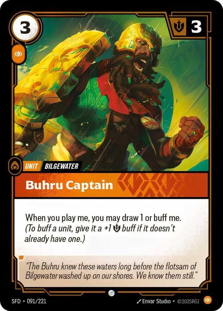 Image for Buhru Captain (091/221) (Spiritforged) - Riftbound: League of Legends Trading Card Game