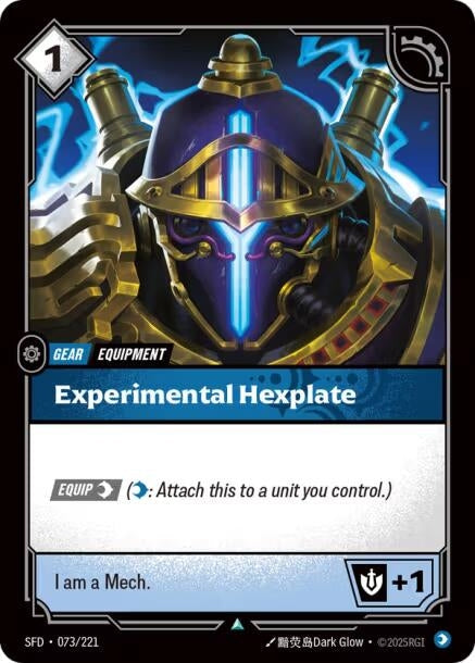 Image for Experimental Hexplate (073/221) (Spiritforged) - Riftbound: League of Legends Trading Card Game