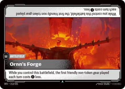 Image for Ornn's Forge (213/221) (Spiritforged) - Riftbound: League of Legends Trading Card Game