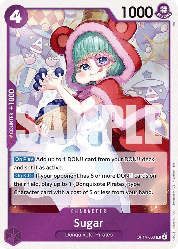 Image for Sugar (OP14-063) (The Azure Sea's Seven) - One Piece Card Game