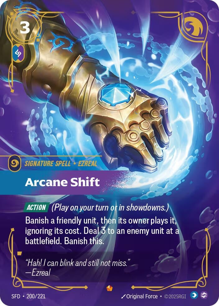Image for Arcane Shift (200/221) (Spiritforged) - Riftbound: League of Legends Trading Card Game