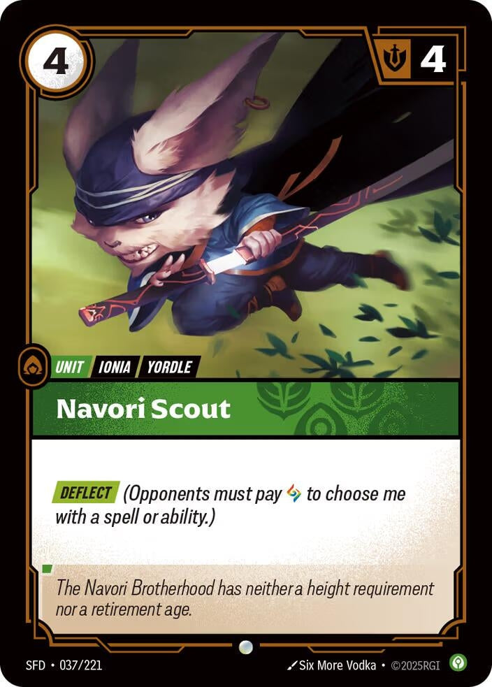Image for Navori Scout (037/221) (Spiritforged) - Riftbound: League of Legends Trading Card Game
