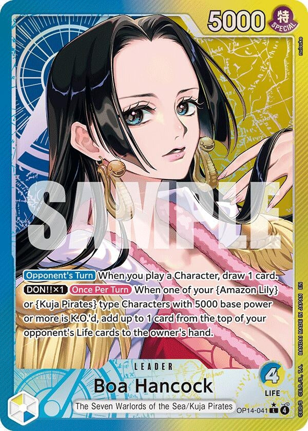 Image for Boa Hancock - OP14-041 (Alternate Art) (OP14-041) (The Azure Sea's Seven) - One Piece Card Game