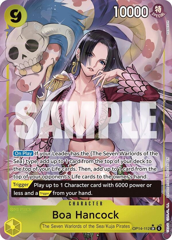 Image for Boa Hancock - OP14-112 (Alternate Art) (OP14-112) (The Azure Sea's Seven) - One Piece Card Game