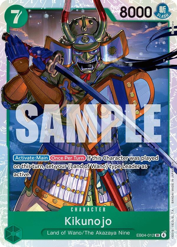 Image for Kikunojo - EB04-012 (EB04-012) (The Azure Sea's Seven) - One Piece Card Game