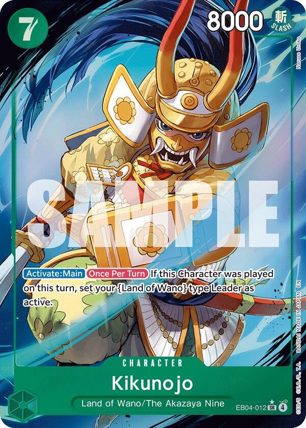 Image for Kikunojo - EB04-012 (Alternate Art) (EB04-012) (The Azure Sea's Seven) - One Piece Card Game