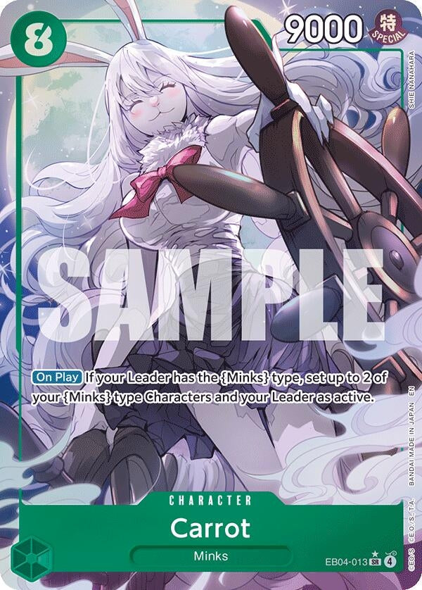 Image for Carrot (Alternate Art) (EB04-013) (The Azure Sea's Seven) - One Piece Card Game