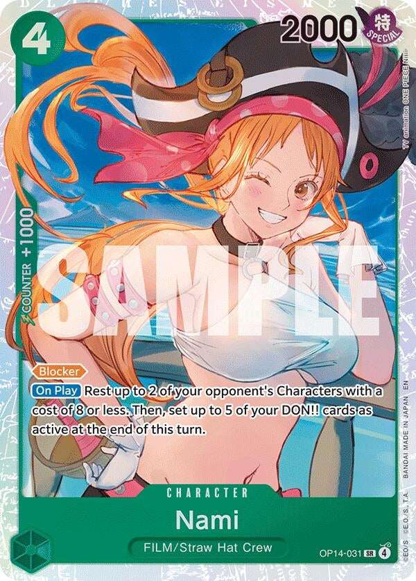 Image for Nami (OP14-031) (The Azure Sea's Seven) - One Piece Card Game