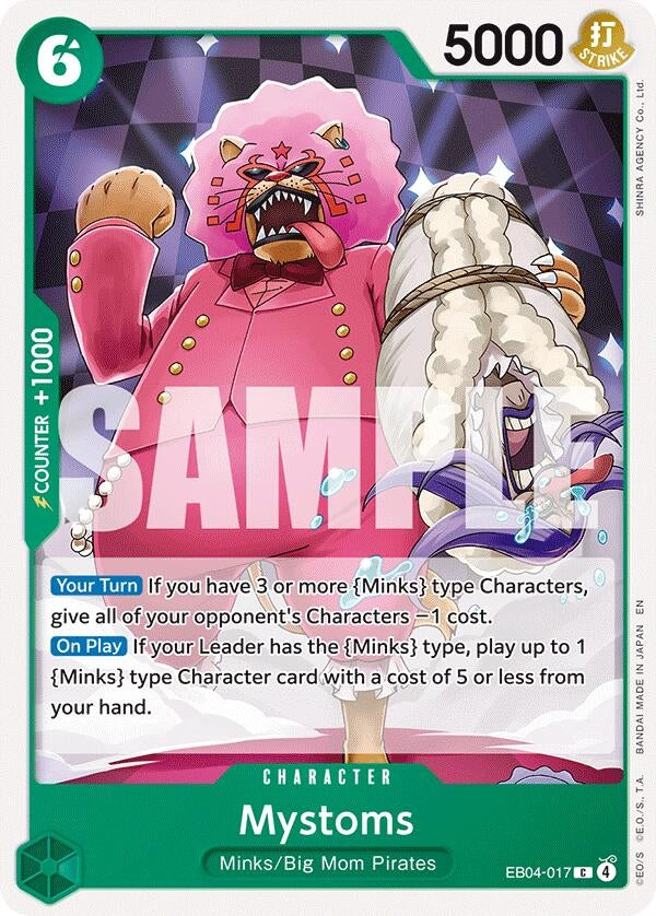 Image for Mystoms (EB04-017) (The Azure Sea's Seven) - One Piece Card Game