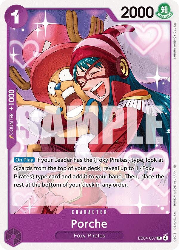 Image for Porche (EB04-037) (The Azure Sea's Seven) - One Piece Card Game