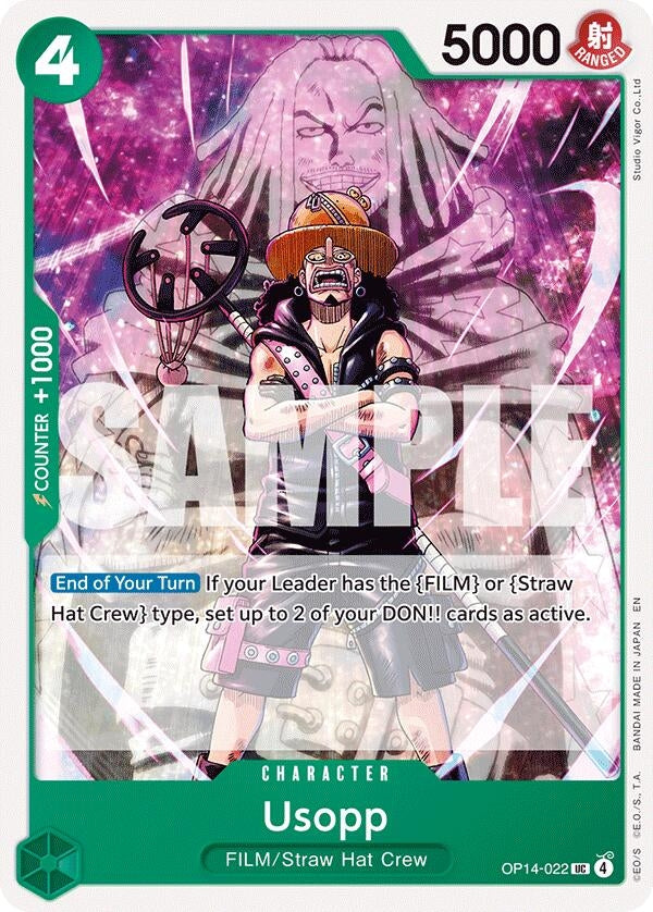 Image for Usopp (OP14-022) (The Azure Sea's Seven) - One Piece Card Game