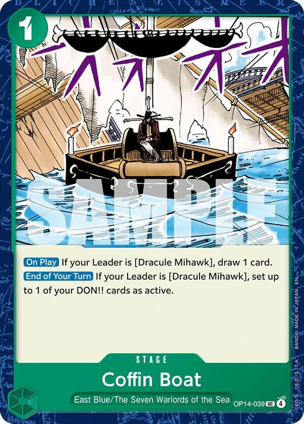 Image for Coffin Boat (OP14-039) (The Azure Sea's Seven) - One Piece Card Game