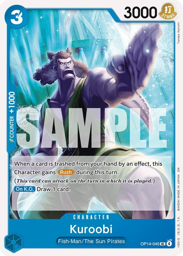 Image for Kuroobi (OP14-045) (The Azure Sea's Seven) - One Piece Card Game