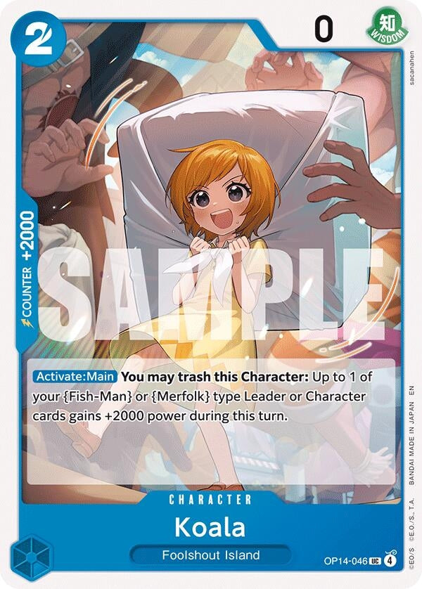 Image for Koala (OP14-046) (The Azure Sea's Seven) - One Piece Card Game