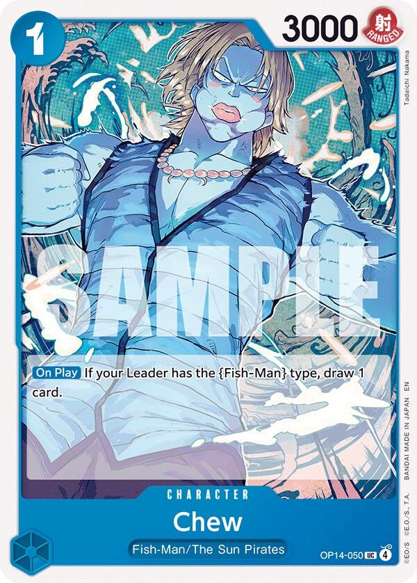 Image for Chew (OP14-050) (The Azure Sea's Seven) - One Piece Card Game