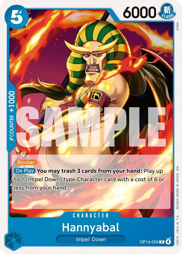Image for Hannyabal (OP14-052) (The Azure Sea's Seven) - One Piece Card Game