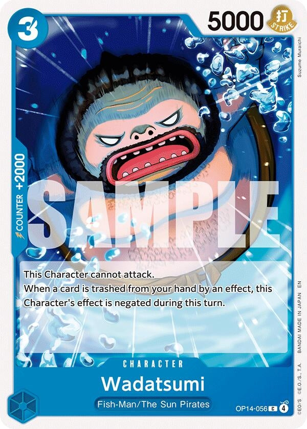 Image for Wadatsumi (OP14-056) (The Azure Sea's Seven) - One Piece Card Game