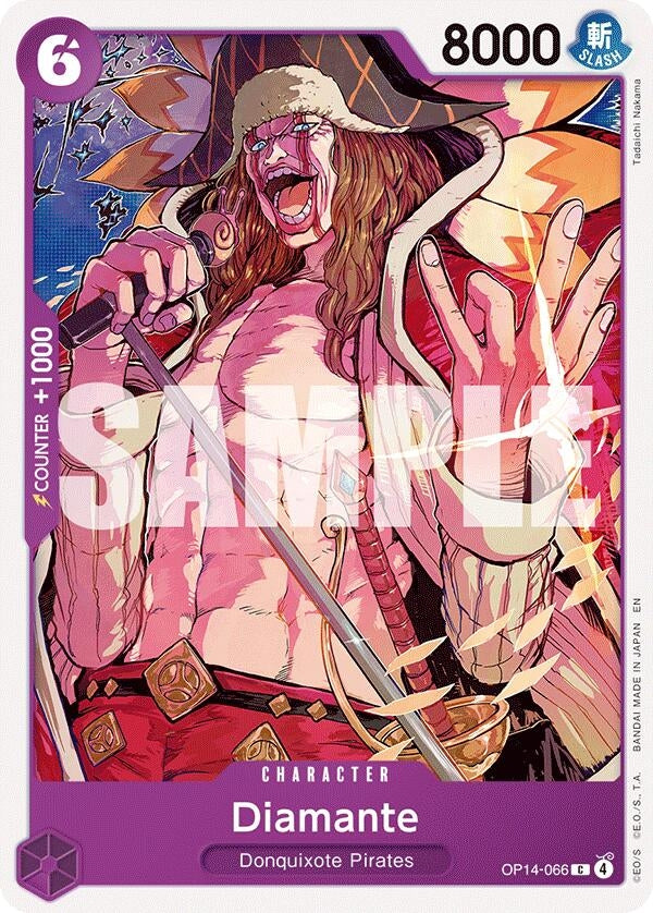 Image for Diamante (OP14-066) (The Azure Sea's Seven) - One Piece Card Game