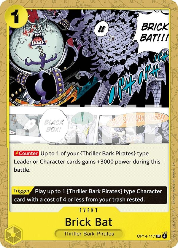 Image for Brick Bat (OP14-117) (The Azure Sea's Seven) - One Piece Card Game
