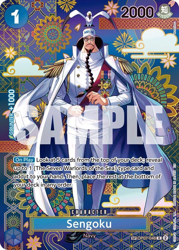 Image for Sengoku - OP07-046 (SP) (OP07-046) (The Azure Sea's Seven) - One Piece Card Game