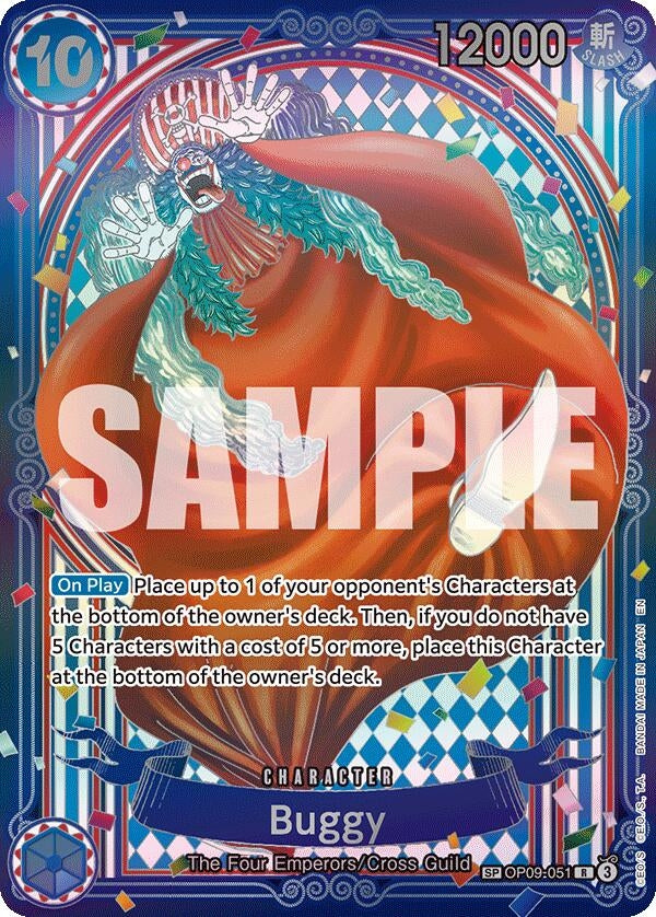 Image for Buggy - OP09-051 (SP) (OP09-051) (The Azure Sea's Seven) - One Piece Card Game
