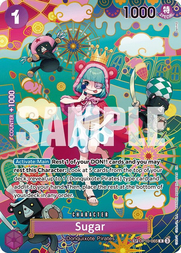Image for Sugar - OP10-065 (SP) (OP10-065) (The Azure Sea's Seven) - One Piece Card Game