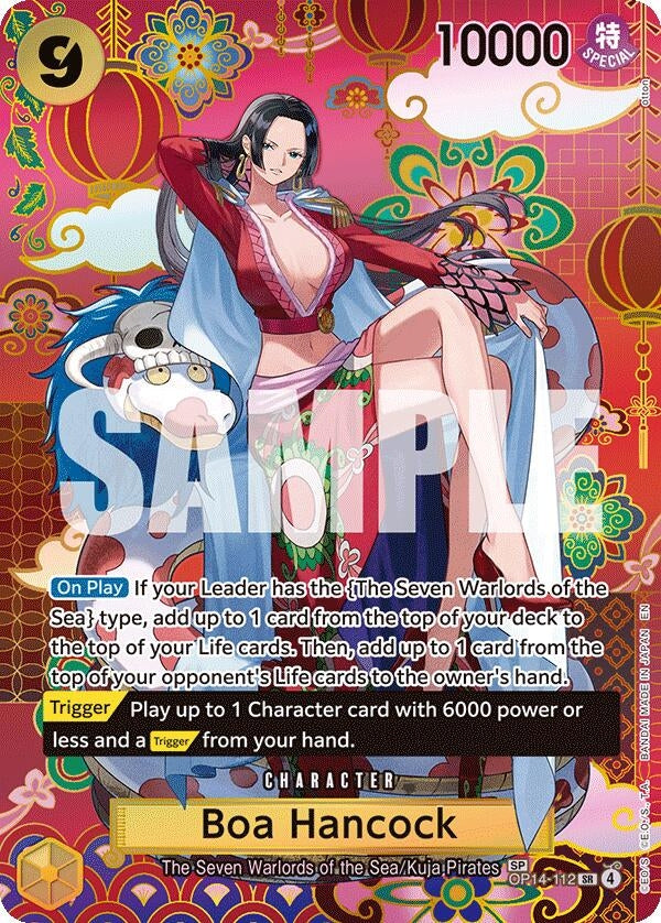Image for Boa Hancock - OP14-112 (SP) (OP14-112) (The Azure Sea's Seven) - One Piece Card Game
