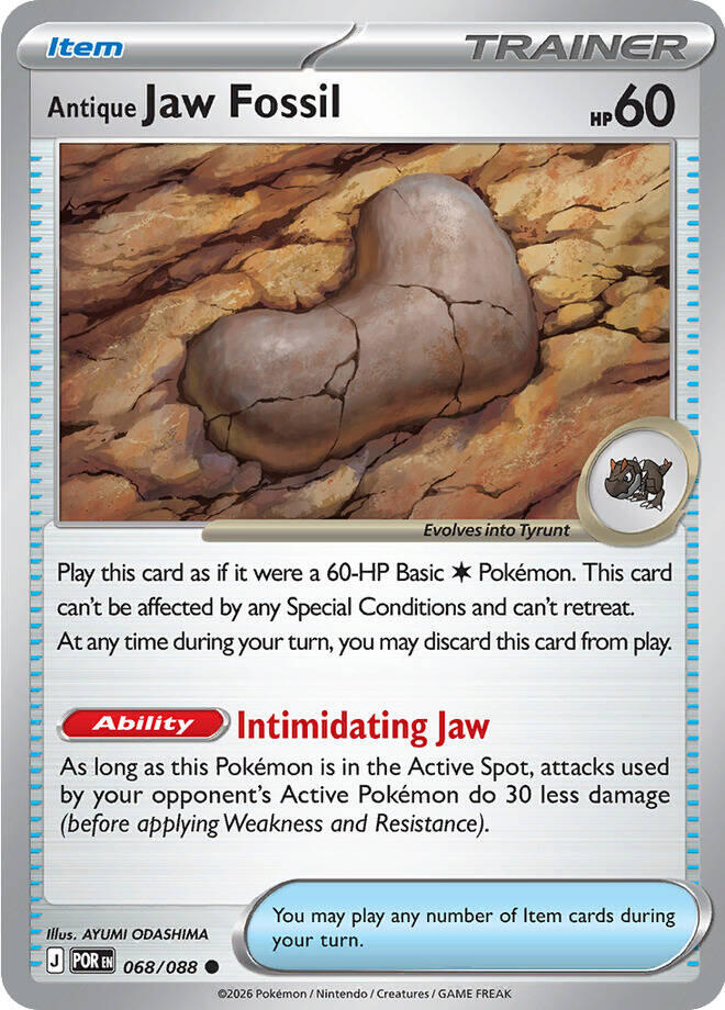 Antique Jaw Fossil (068/088) (ME03: Perfect Order)