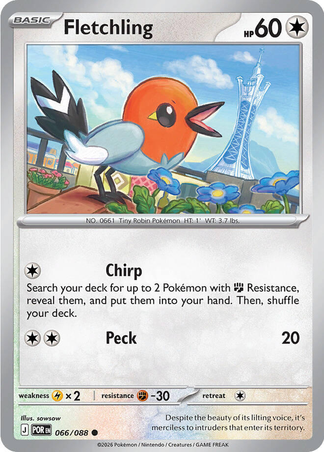 Fletchling (066/088) (ME03: Perfect Order)