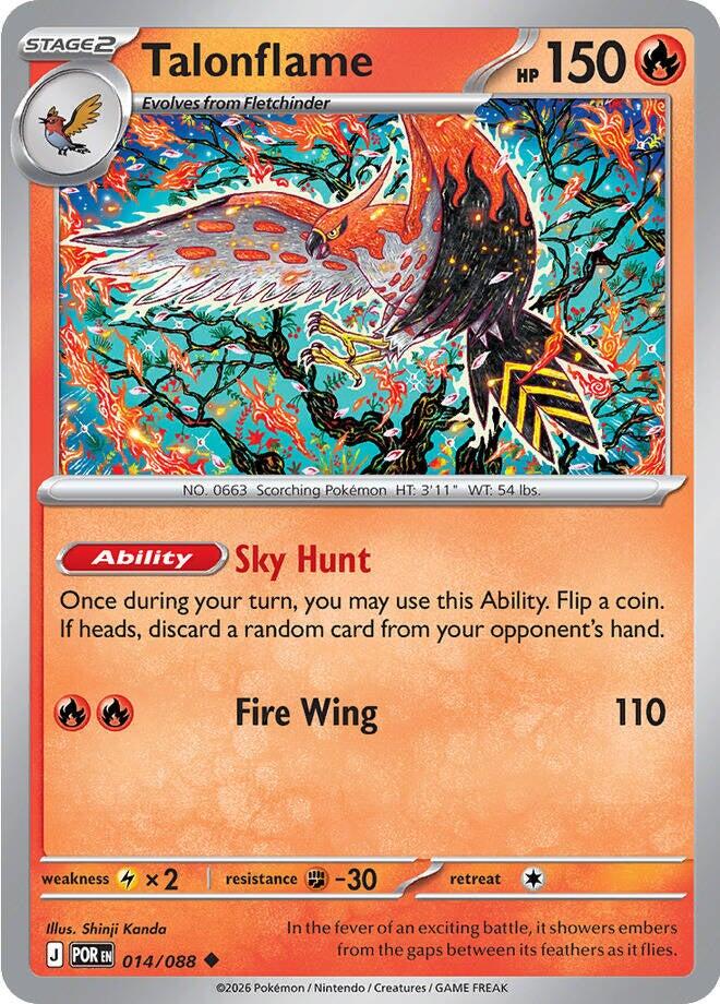 Talonflame (014/088) (ME03: Perfect Order)