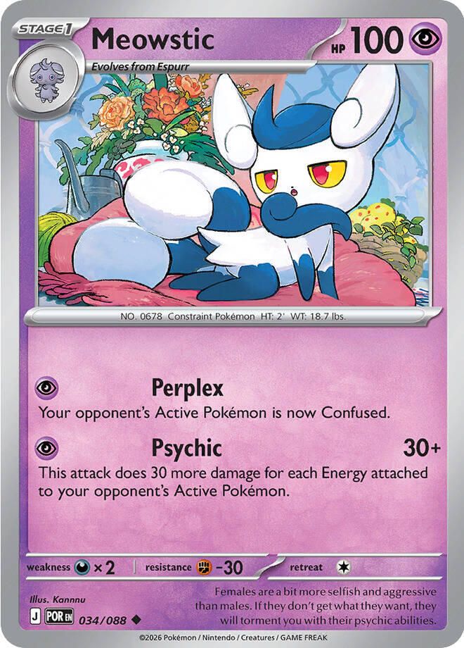Meowstic (034/088) (ME03: Perfect Order)