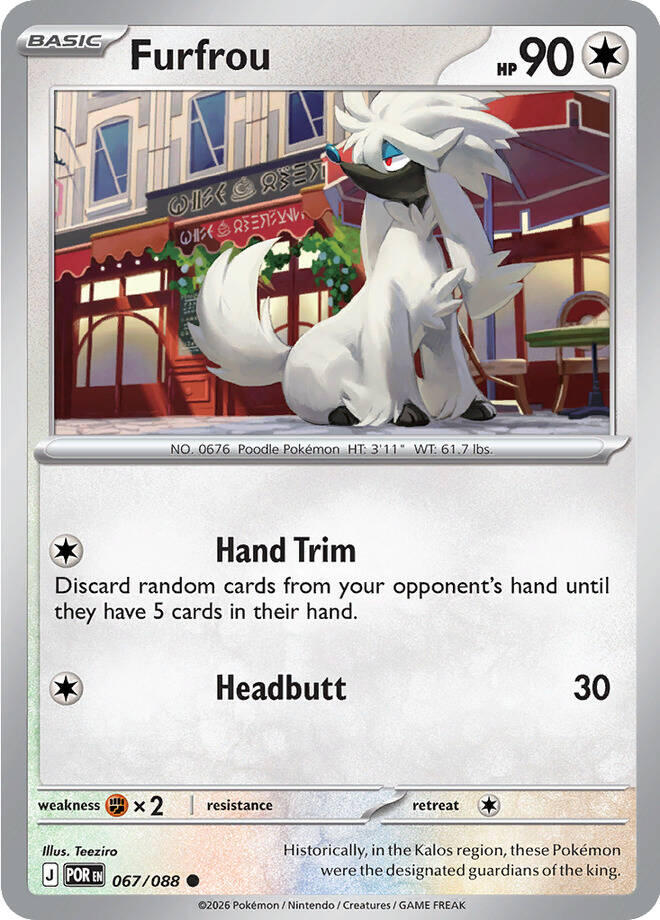 Furfrou (067/088) (ME03: Perfect Order)