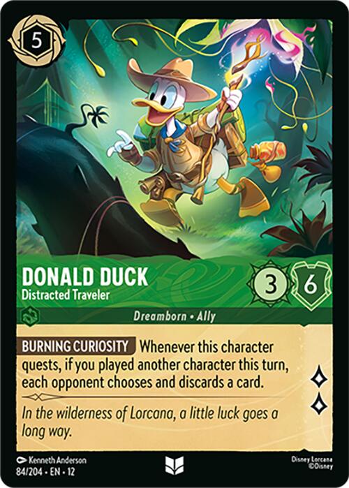 Donald Duck Distracted Traveler