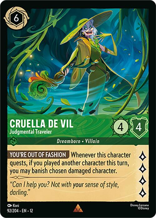 Cruella De Vil Judgmental Traveler