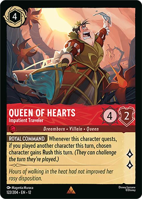 Queen of Hearts Impatient Traveler
