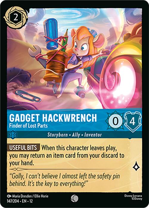 Gadget Hackwrench Finder of Lost Parts