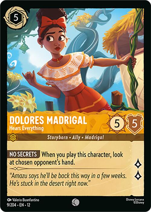 Dolores Madrigal Hears Everything