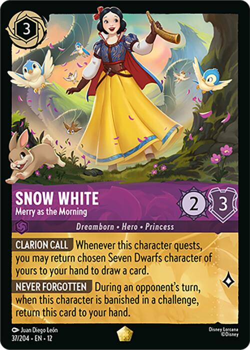 Snow White Merry as the Morning