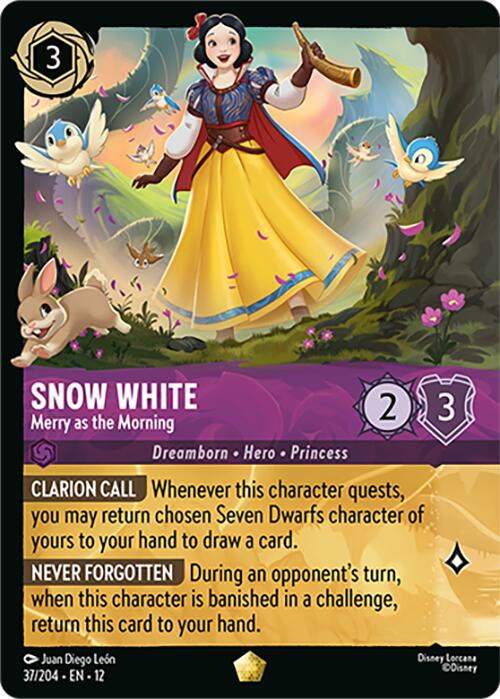 Snow White Merry as the Morning