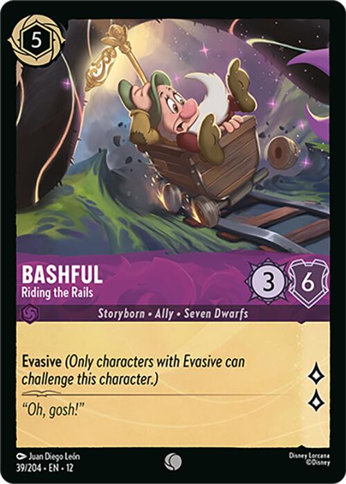 Bashful Riding the Rails